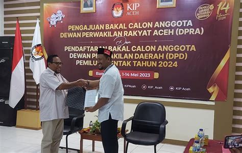 Syech Fadhil Jadi Calon DPD Yang Daftar Pertama Ke KIP Aceh Acehinfo