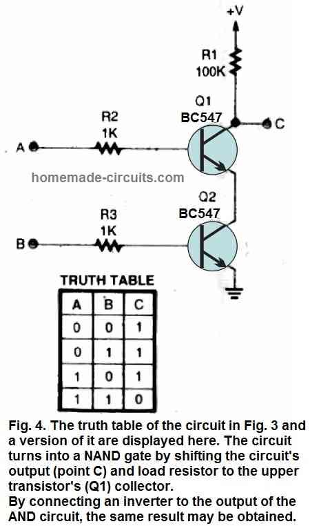 How to Make Logic Gates using Transistors - Homemade Circuit Projects