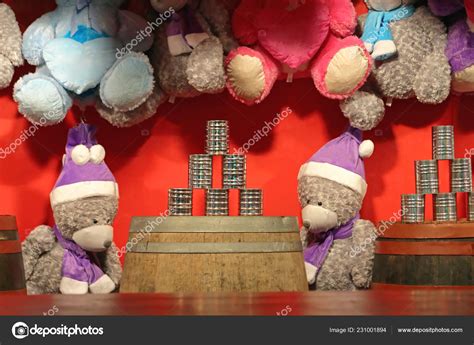 Knocking Cans Shooting Gallery Fun Fair Stock Photo By ©baloncici 231001894