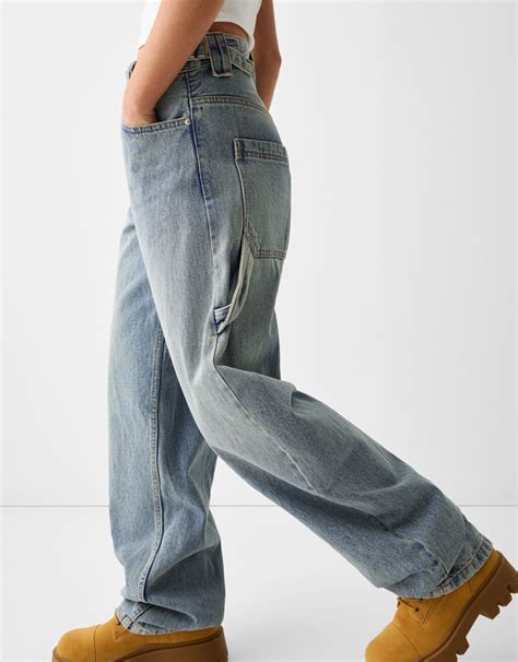 Baggy Carpenter Jeans Women Bershka