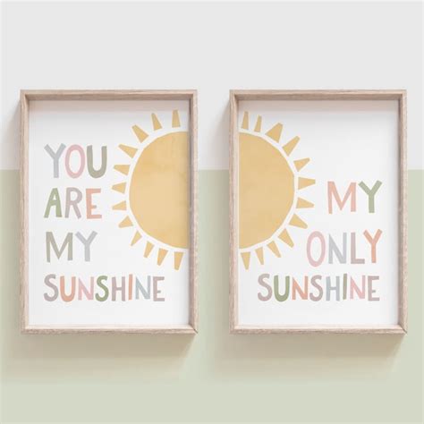 My Sunshine Wall Art - Etsy