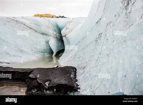 Solheimajokull Glacier Iceland Stock Photo Alamy