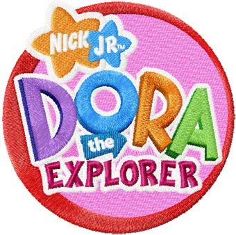 Dora the Explorer Logo 2 embroidery design