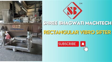 Rectangular Vibro Sifter Vibrating Sieve Food Processing