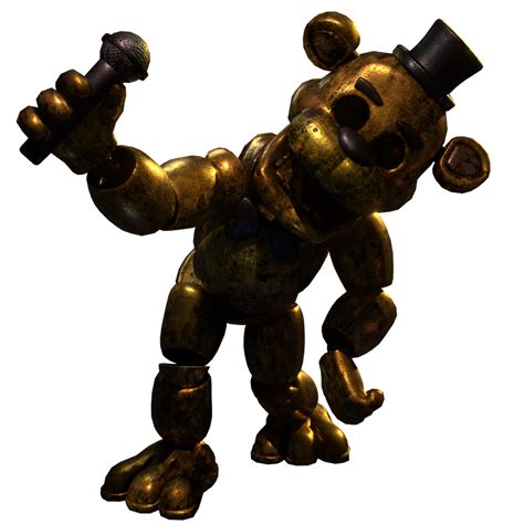 Fnaf Ar Golden Freddy Render By Jennydperiod On Deviantart