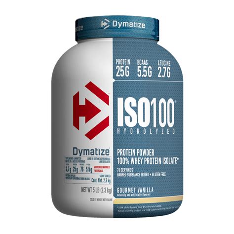 ISO 100 DYMATIZE 5 LIBRAS VAINILLA Nutrifitmax