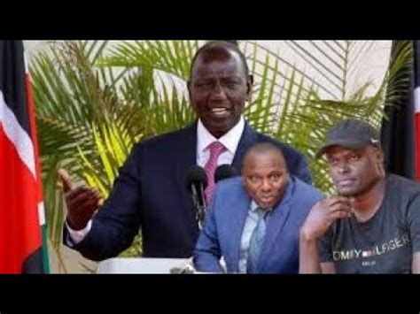 LISTEN WHAT PRESIDENT RUTO TOLD ICHUNGWA FACE TO FACE BEFORE GEN Z