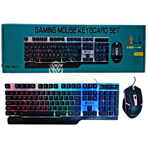 Jual Paket Combo Gaming Keyboard Rgb With Mouse Gaming Usb Bundle