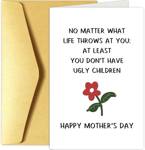 Funny Mothers Day Card Humor Mothers Day Card Ts Mothers Day Card For Mom