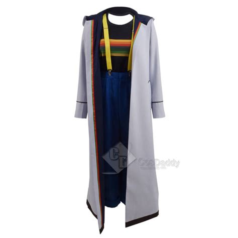 13th Doctor Cosplay Costume Trench Coat,Tshirt,Pants Suit