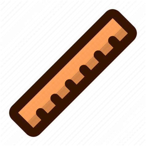 Creative Design Measure Ruler Shape Tool Icon