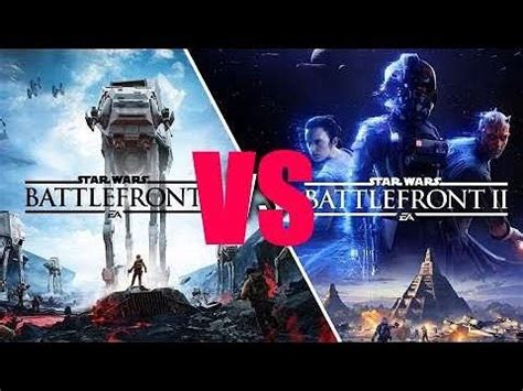 Star Wars Battlefront Vs Battlefront Comparison Youtube