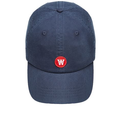 Wood Wood Aa Low Profile Cap Navy End Us