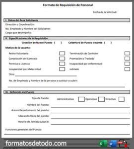 Formato Requisici N De Compra Excel Pdf