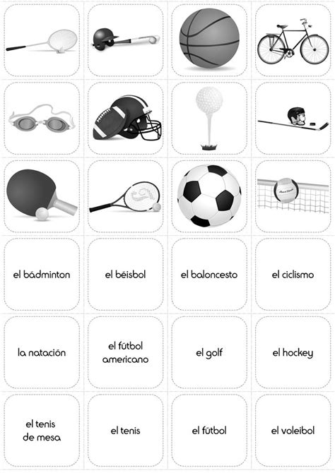 Sports In Spanish Activity Pack Spanish Activities Word Activities