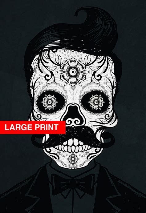 Mexican Sugar Skull Art