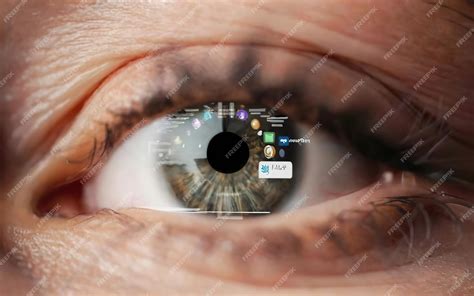 Premium Photo A Smart Contact Lens Providing Augmented Reality