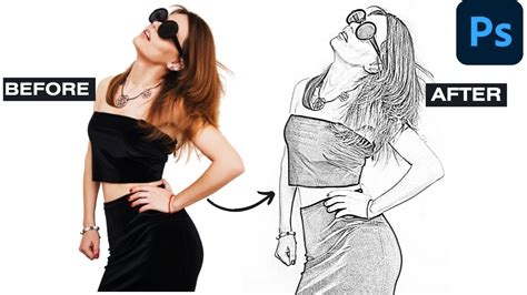 How To Transform Photos Into Pencil Drawings In Photoshop Image To