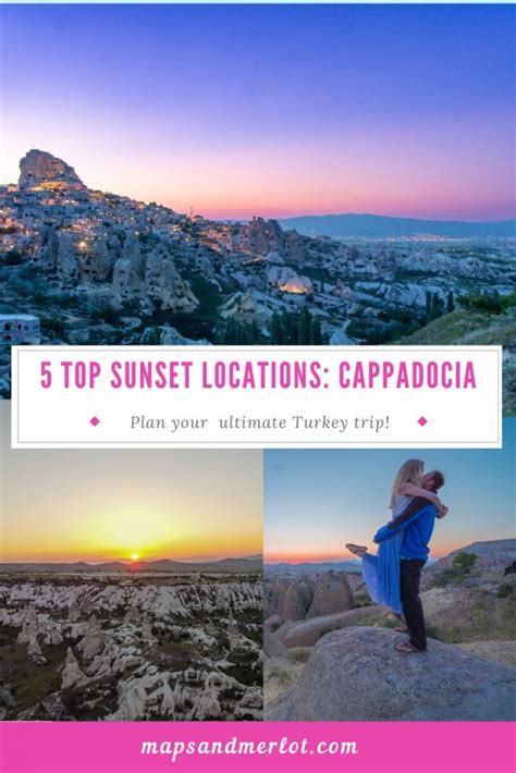 Stunning Sunset Spots In Cappadocia Turkey Maps Merlot