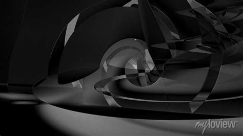 Abstract Black Cgi Background Dark D Helix Pattern Posters For The