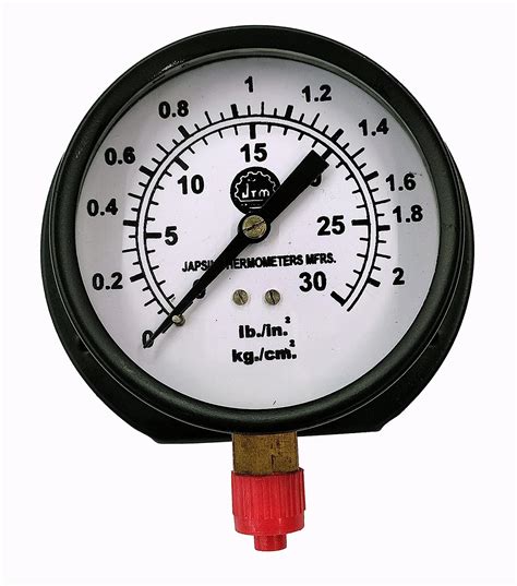 Japsin Dial Pressure Gauge 0 30 Psi0 2 Kgcm2 Ms Body Dia Size 4