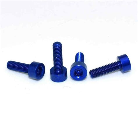 7075 Aluminum Alloy Allan Head Hex Socket M3 M5 Cap Screws Bolts