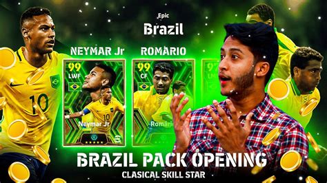 Efootball 2024 Mobile Brazil Pack OpeningNeymar Jr Romario Denilson