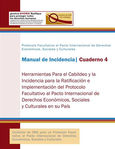 Pdf Protocolo Facultativo Al Pacto Internacional De Derechos