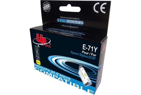 Cartouche Uprint E Y Compatible Epson T Gu Pard Jaune