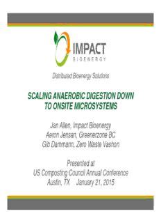 Scaling Anaerobic Digestion Down To Onsite Microsystems Pdf