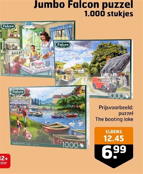 Jumbo Falcon Puzzel Stukjes Aanbieding Bij Trekpleister