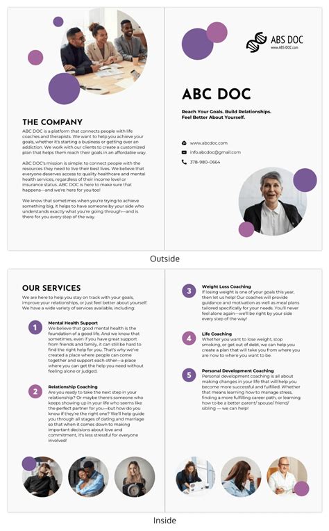 Free Business Plan Brochure Template - Venngage