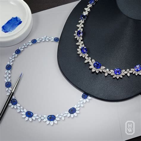 Harry Winston The Art Of Clustering Drawn To Perfection And Crafted