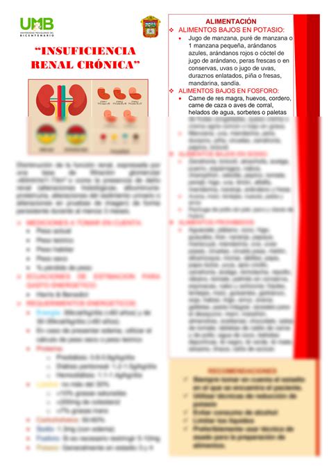 SOLUTION Insuficiencia Renal Cronica Studypool