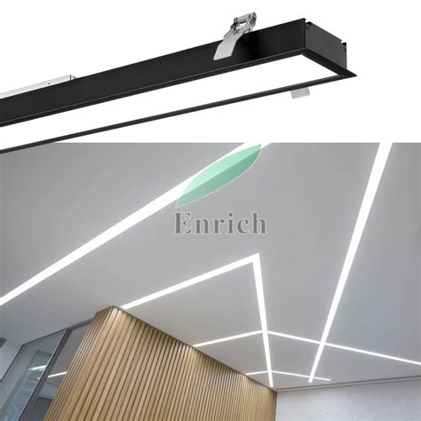 Continuous Length Aluminum Profile Led Recessed Linear Ceiling Light