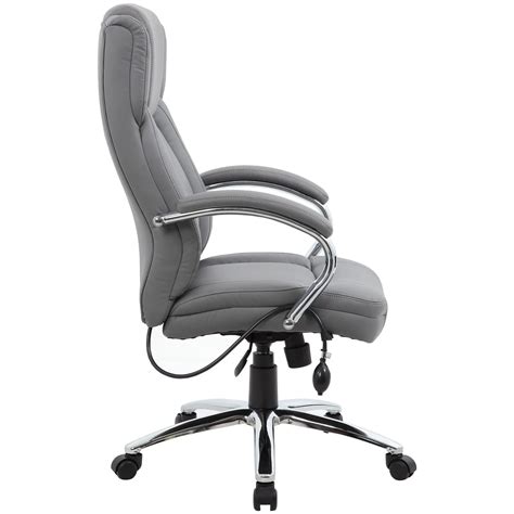 Posture Executive Grey Leather Office Chair From Our Leather Office