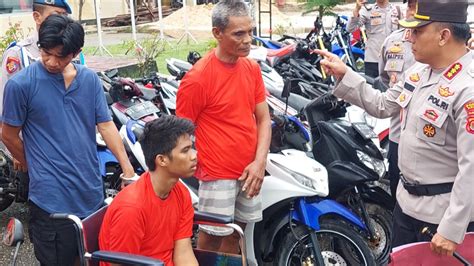 Sekongkol Curi Motor Ayah Dan Anak Di Kendari Diringkus Polisi