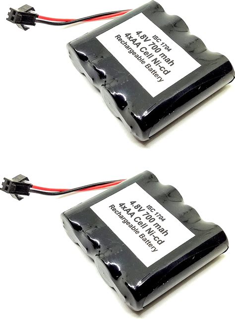 Invento 1pcs 2 4v 3000mah Ni Cd Rechargeable Battery Cell Sub C Sc For Brite Lite Torch Home