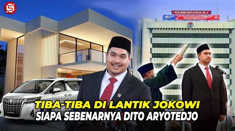 JADI MENTERI DI USIA 32 TAHUN Inilah Sosok Dito Ariotedjo Menpora