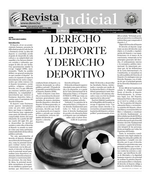 PDF Derecho Al Deporte Y Derecho Deportivo