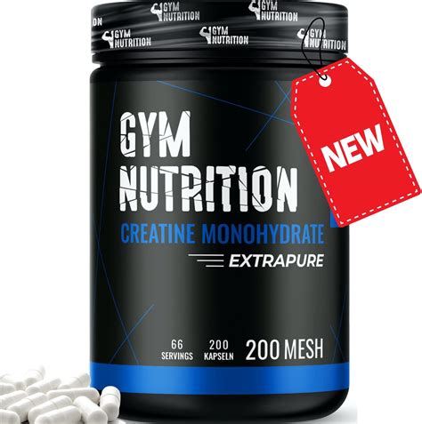 CREATIN (KREATIN) KAPSELN Caps - 200 Creatine GIGA hochdosiert I 100% ...