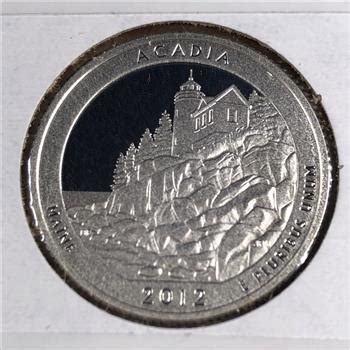 S Proof Silver America The Beautiful Acadia National Park