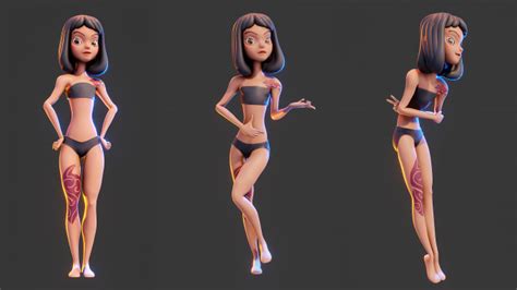 Model and rig 3d stylized characters using blender by Phongly | Fiverr