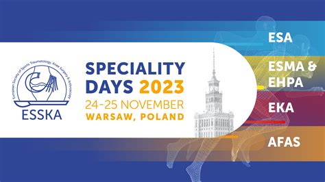 ESSKA Speciality Days Check Out The Programmes European Society Of