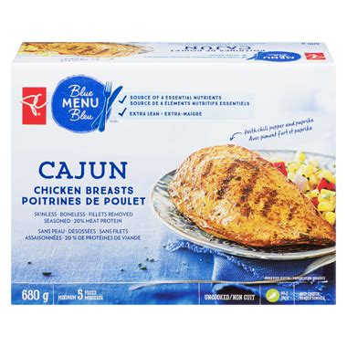 Pc Blue Menu Skinless Boneless Cajun Chicken Breasts Pc Ca