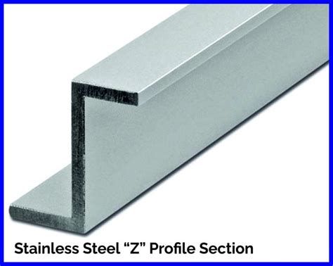 Stainless Steel Z Profiles Sections Jupiter Group Of Companies