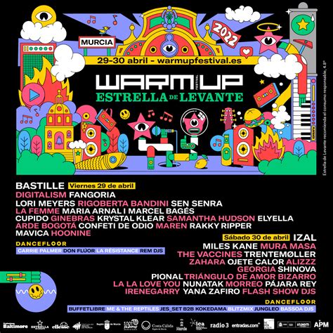 Cartel Por Dias WARMUP2022 WARM UP Estrella De Levante 6 Y 7 De