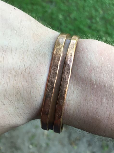 Copper Viking Bracelet Hand Hammered Etsy