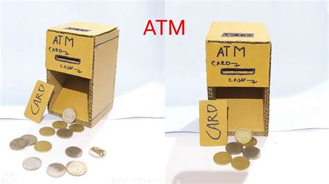 How To Make Mini Atm Machine Cardboard Make A Personal Atm Machine