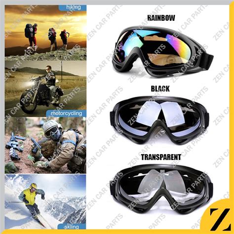 Jual Kacamata Goggles Goggle Ski Tactical Kacamata Helm Motor Pelindung